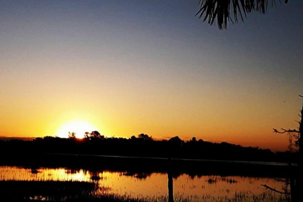 Frogmore Secluded Tiny House By The Marsh With Hunting Island Beach Pass מראה חיצוני תמונה